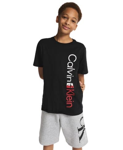 Boys' 8-20 CK Graphic Knit Pull-On Shorts 1
