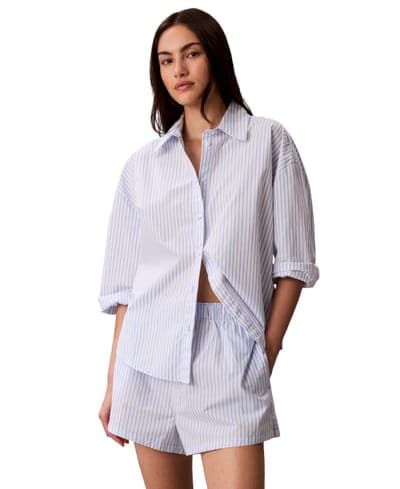 Women's Striped Pull-On Shorts QS7596 2