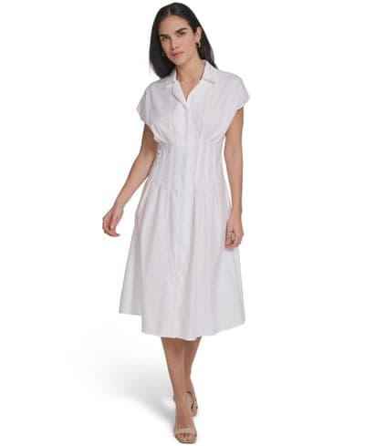Women’s V-Neck Midi Dress 1