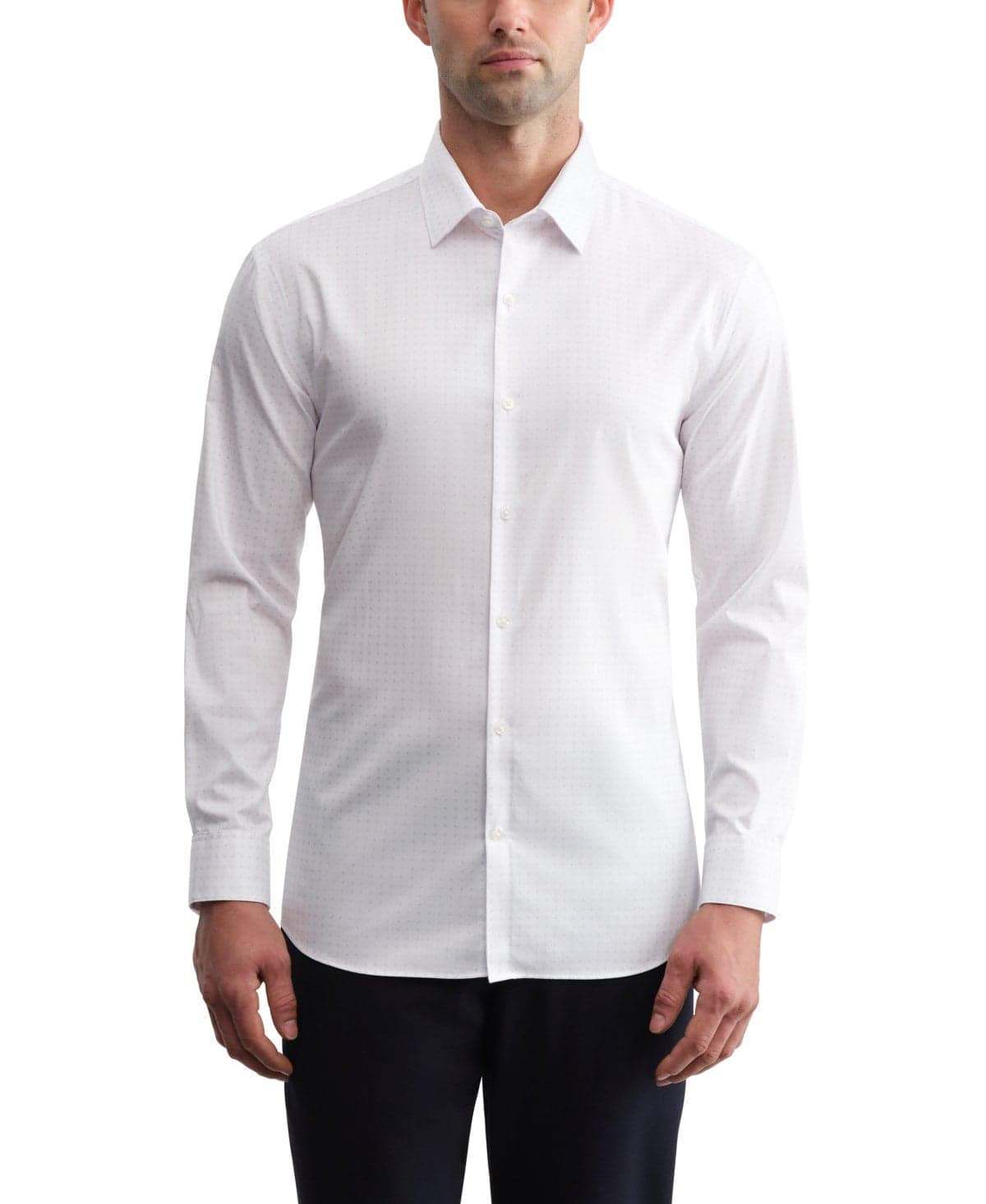 Men's Long-Sleeve Kinetic Stretch Dress Shirt