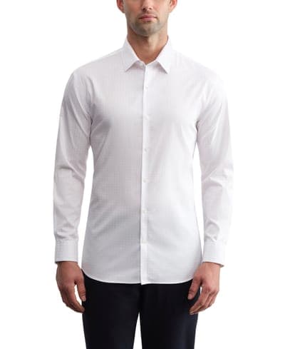 Men's Long-Sleeve Kinetic Stretch Dress Shirt 1