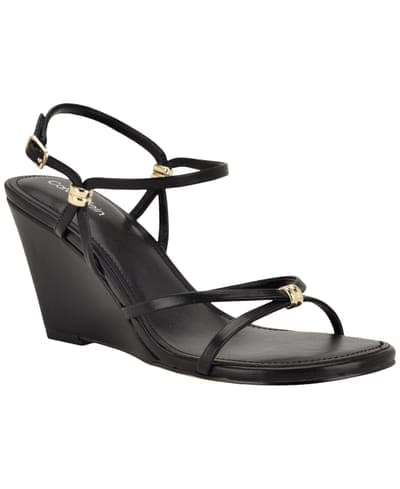 Women's Deliney Strappy Wedge Dress Sandals 1