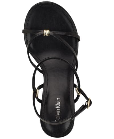 Women's Deliney Strappy Wedge Dress Sandals 4