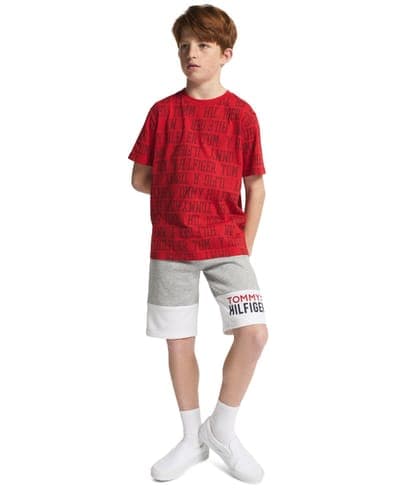 Boys' 8-20 Tommy Pull-On Color-Block Shorts 2