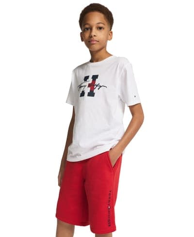 Boys' 8-20 Tommy Knit Pull-On Shorts 1
