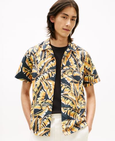 Men's Papertouch Print Regular-Fit Shirt 1