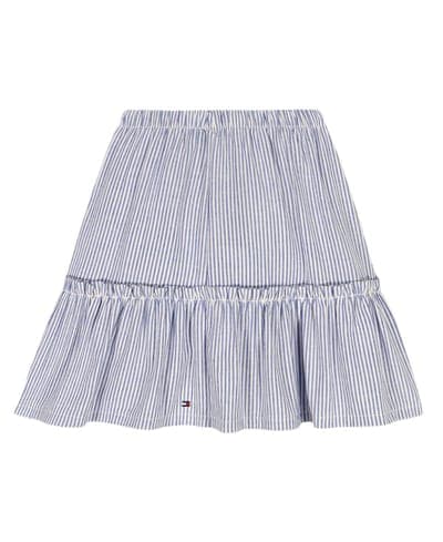 Girls' 7-16 Ithica Stripe Tiered Skirt 4