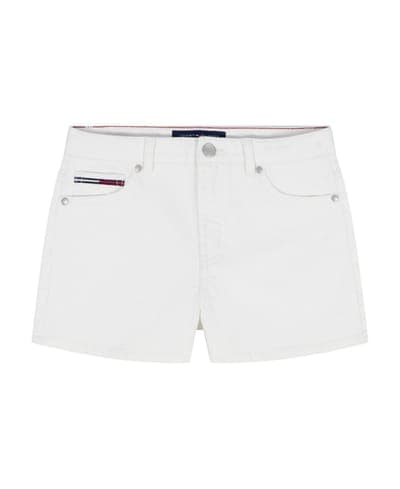 Girls' 7-16 Straight Fit Denim Shorts 4