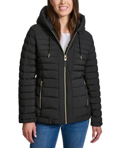 Women's Hooded Packable Puffer Coat 1