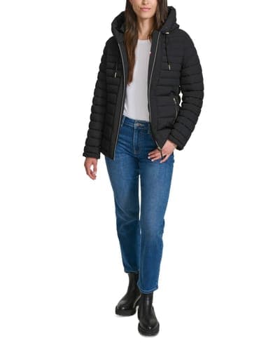 Women's Hooded Packable Puffer Coat 6