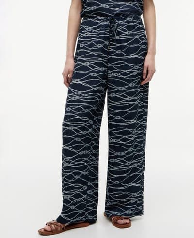 Women's Printed Pull-On Pants 2