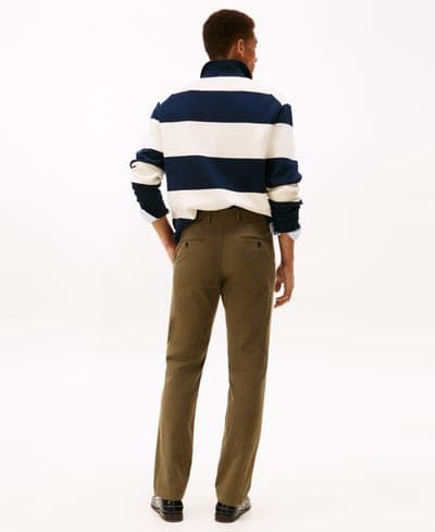 Men's Denton Straight-Fit Yarn Dye Structure Chino Pants 2