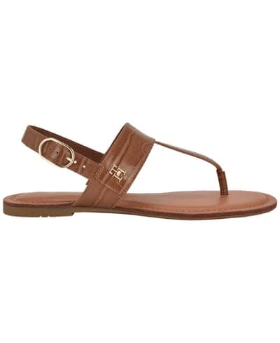 Women's Lenian T-Strap Flat Slingback Sandal 2