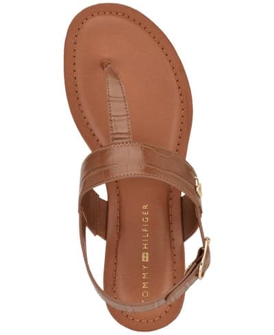 Women's Lenian T-Strap Flat Slingback Sandal 4
