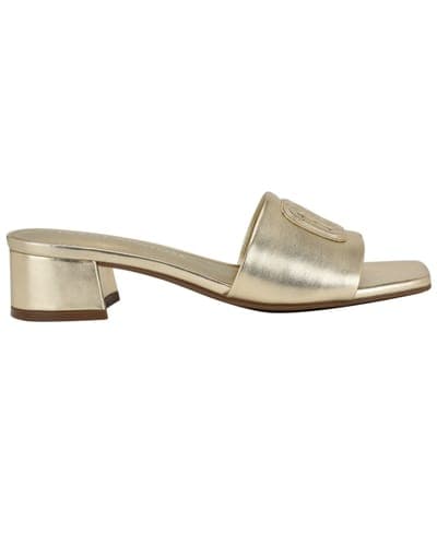 Women's Penni Logo Block Heel Slip-On Sandals 2