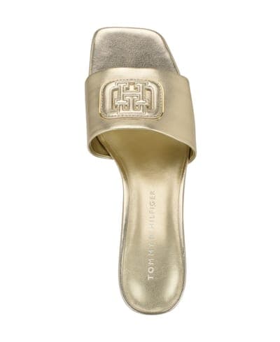 Women's Penni Logo Block Heel Slip-On Sandals 4