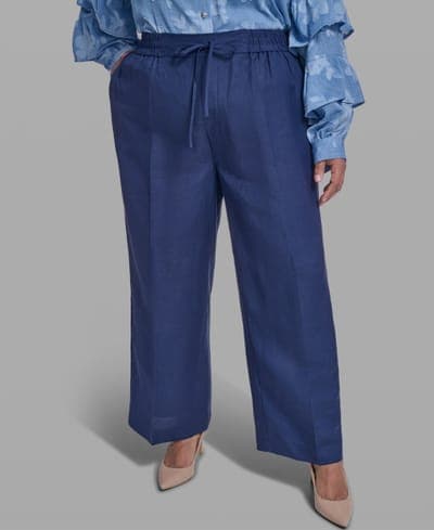 Plus Size Mid-Rise Pull-On Pants 2