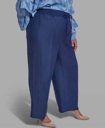 Plus Size Mid-Rise Pull-On Pants 5