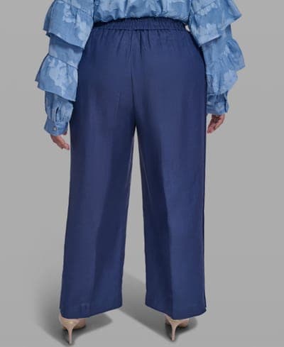 Plus Size Mid-Rise Pull-On Pants 6