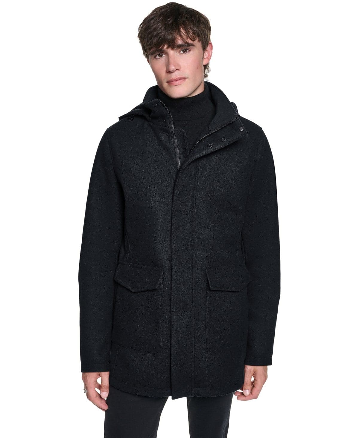 Men's Stadium Coat with Patch Pockets