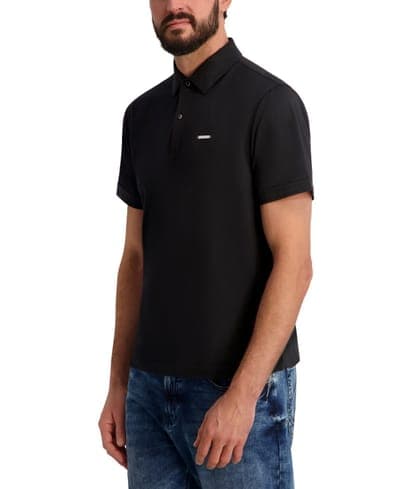 Men's Regular-Fit Short-Sleeve Spread Collar Polo Shirt 2