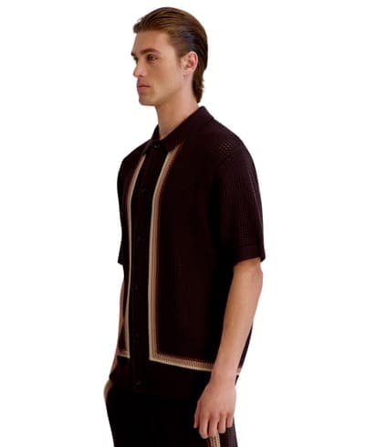 Men's Regular-Fit Short-Sleeve Spread Collar Shirt 3
