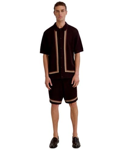 Men's Regular-Fit Short-Sleeve Spread Collar Shirt 2