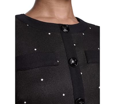 Women's Mini Polka Dot Sheath Short Dress 4