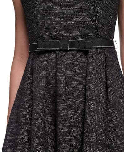 Women's Crewneck Fit and Flare Dress 4