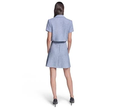 Women's Cropped Tweed Jacket 4