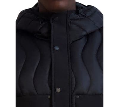 Men's Mixed Media Mid-Weight Puffer Jacket 3