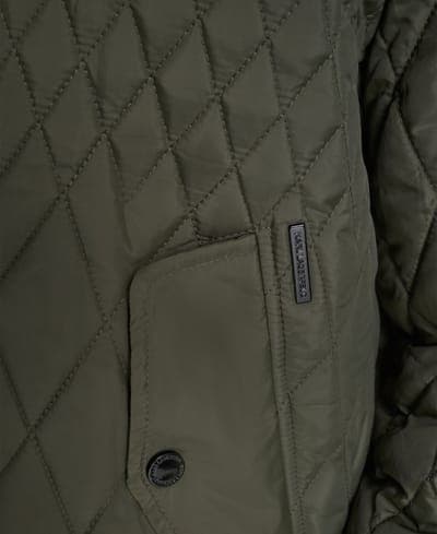 Men's Diamond Quilted Bomber Jacket 6