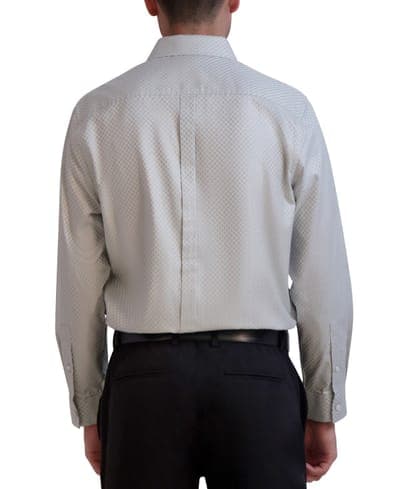 Men's Slim-Fit Textured Dobby Dress Shirt 3