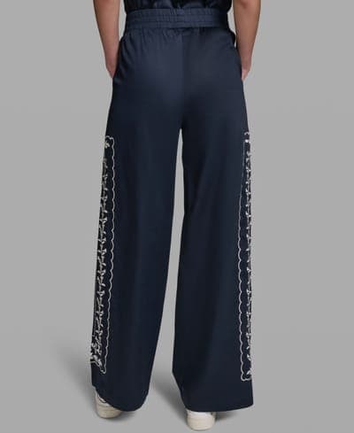 Women's Mid-Rise Embroidery Pants 5