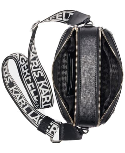 Maybelle Small Crossbody Handbag — Black/Gold 4
