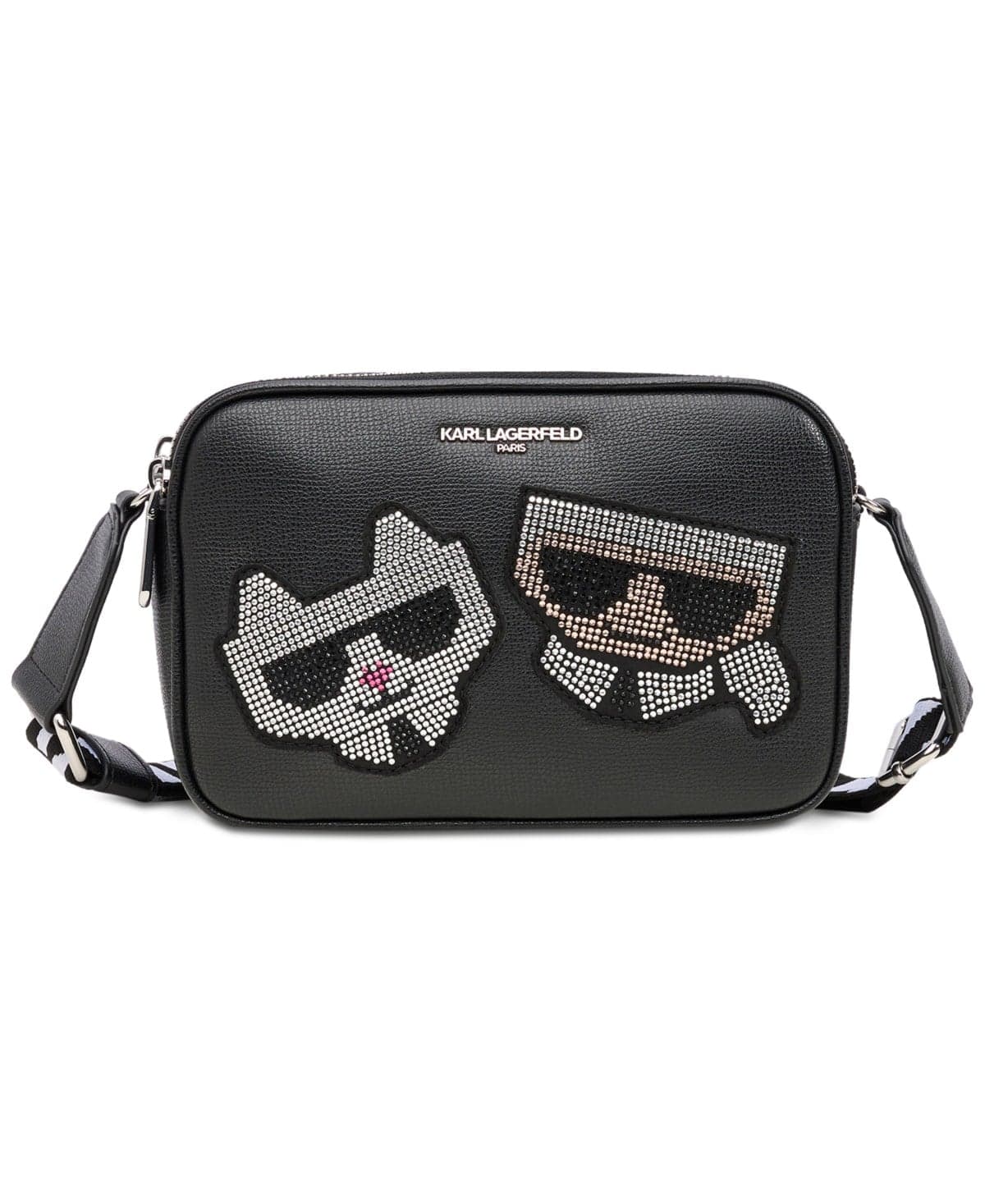 Maybelle Small Crossbody Handbag — Black/Stone