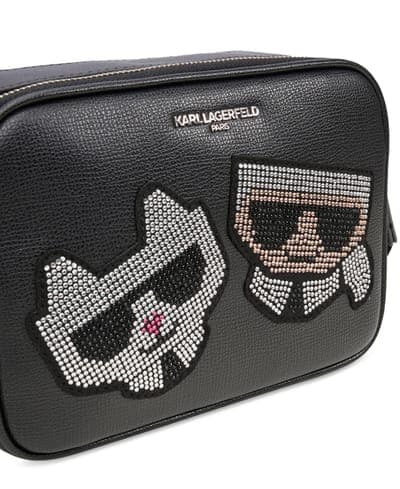 Maybelle Small Crossbody Handbag — Black/Stone 4