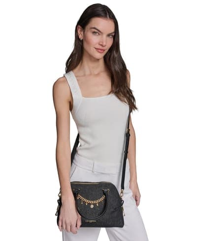 Charlaine Medium Satchel Handbag 6
