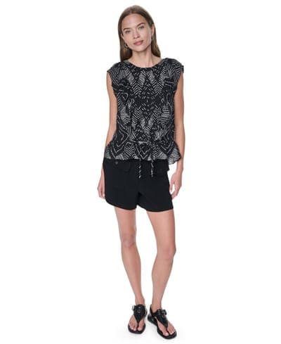 Women's Printed Crewneck Blouse 6