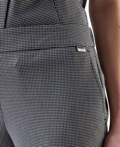 Petite Houndstooth Millenium Ankle Pants 5