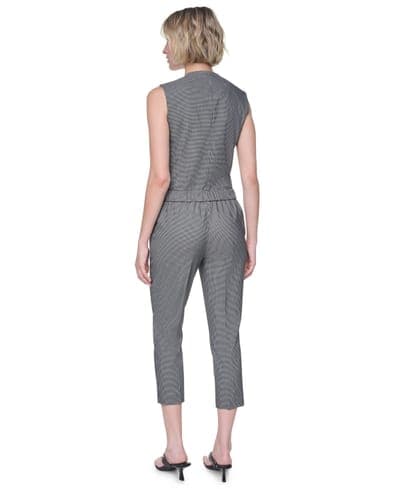 Petite Houndstooth Millenium Ankle Pants 7