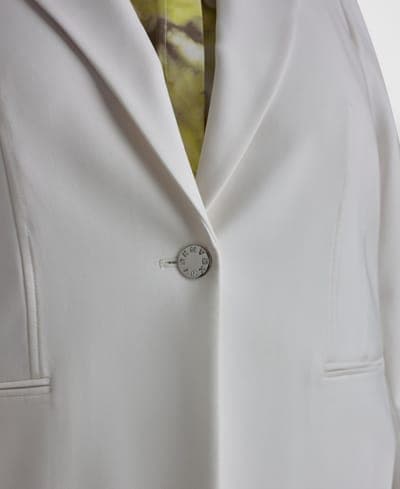 Plus Size Notch Collar Buttoned Jacket 4