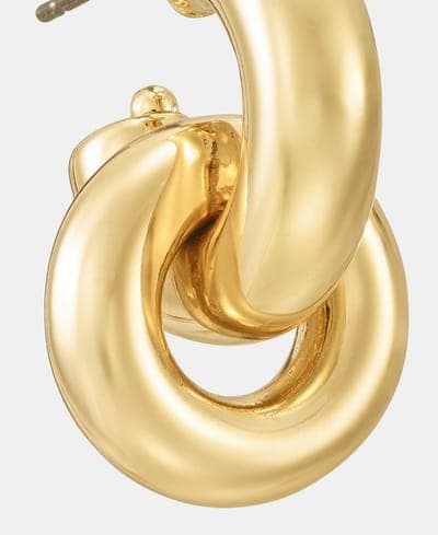 Puffy Door Knocker Drop Earrings 4