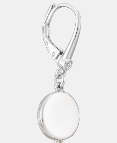 Disc & Ring Double Drop Earrings 4