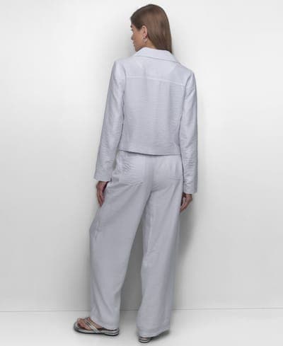 Women's Zipper Detailed Crinkle Jacket 5