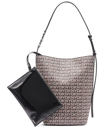 Avril Small Logo Bucket Bag 1