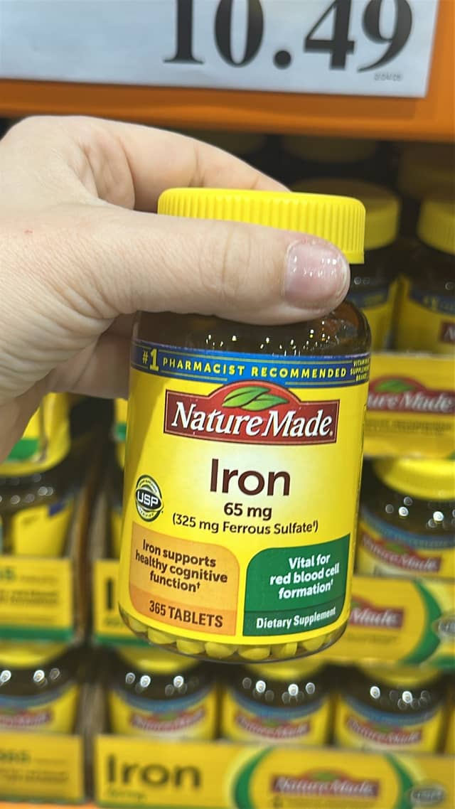 Добавки железа Nature Made · Costco