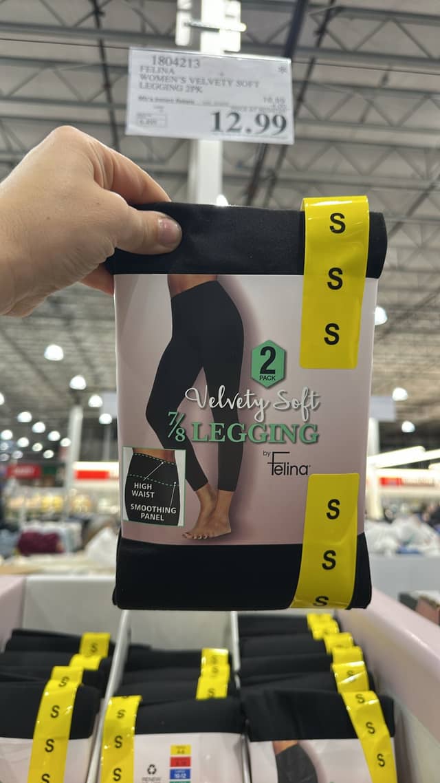 Leggings Felina con textura de terciopelo · Costco