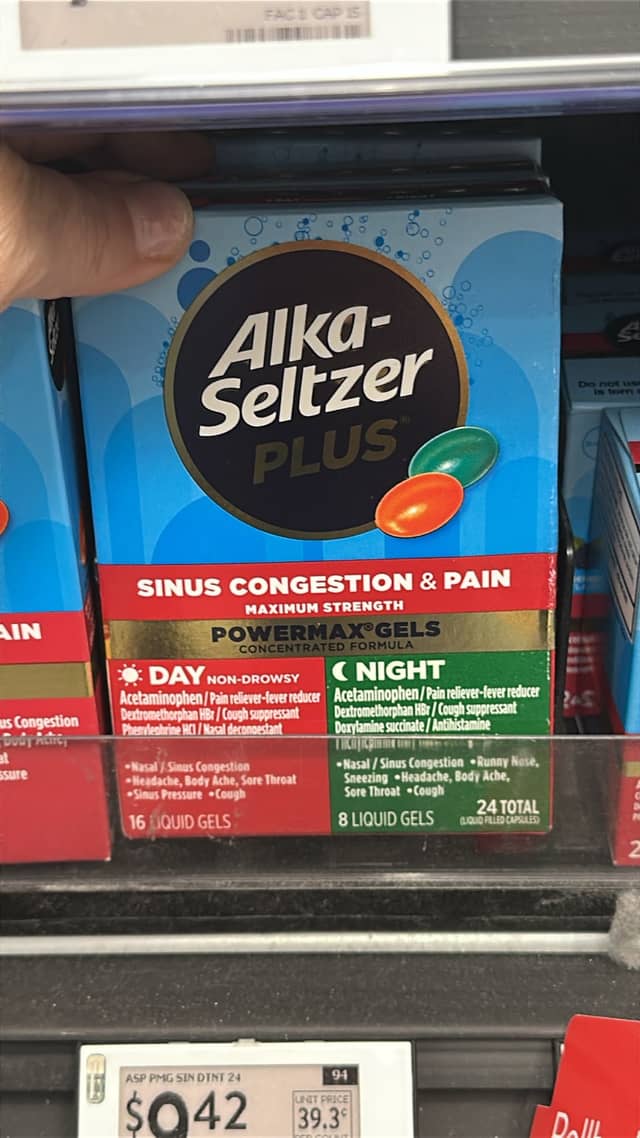 Alka-Seltzer Plus · Walmart