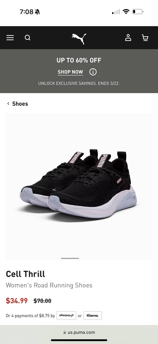 Puma · Беговые кроссовки Puma Cell Thrill